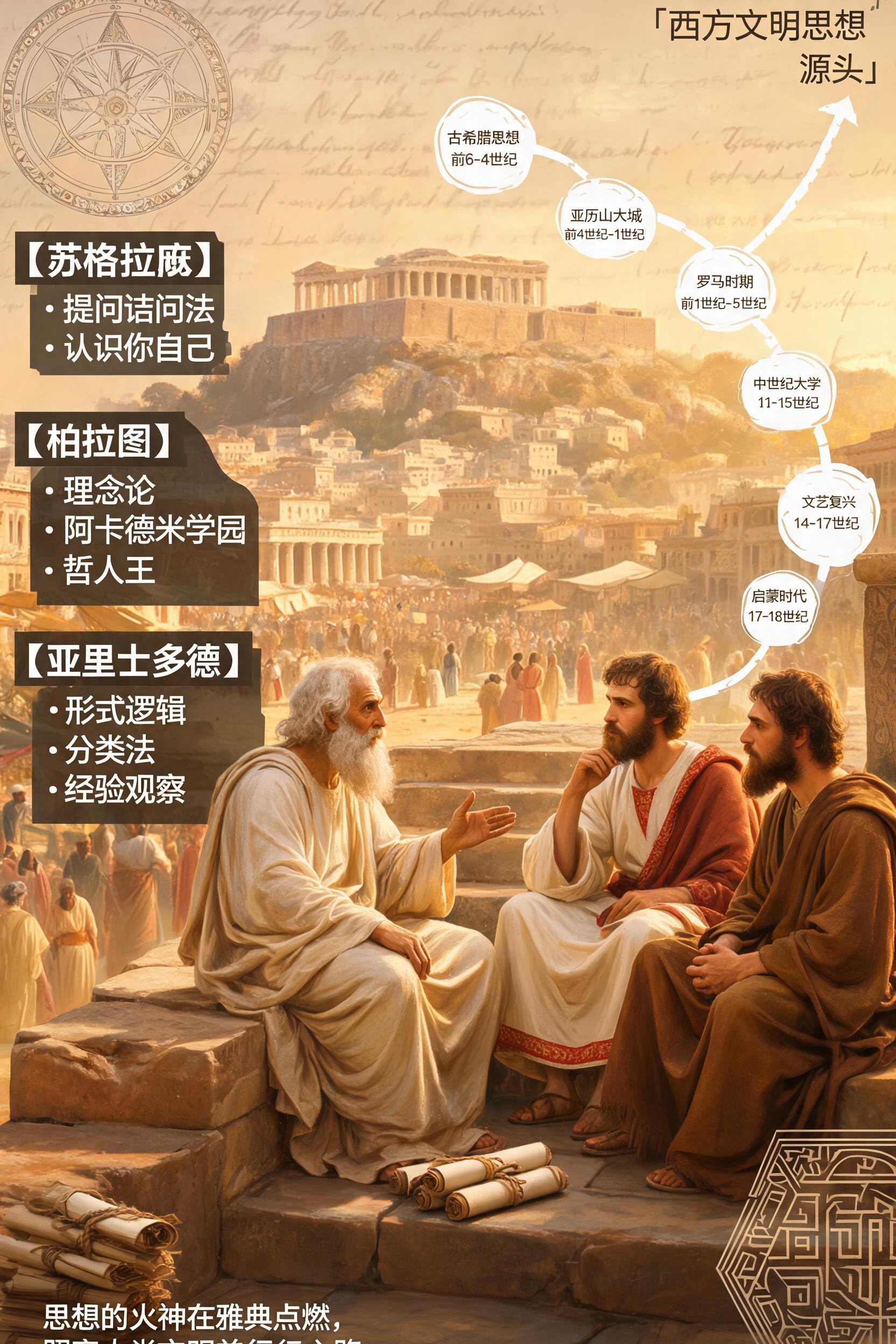 Ancient Greek Philosophers History Timeline Infographic preview image