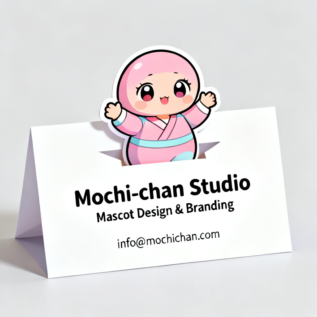 Anime 3D Pop-Out Business Card preview image