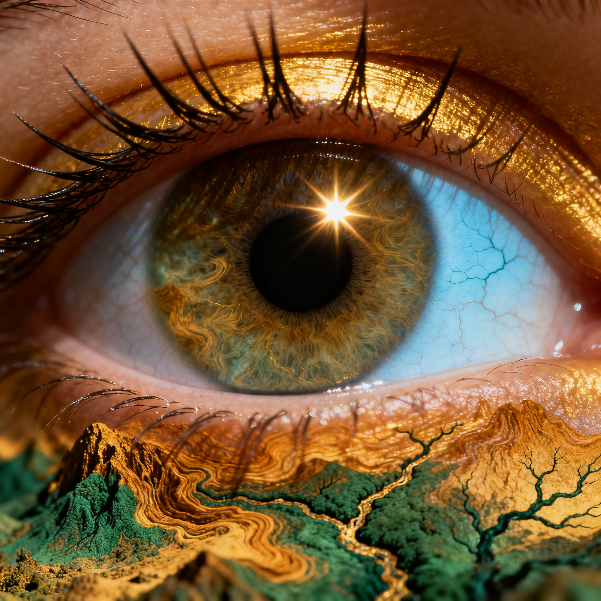 Macro Eye Detail Portrait preview image