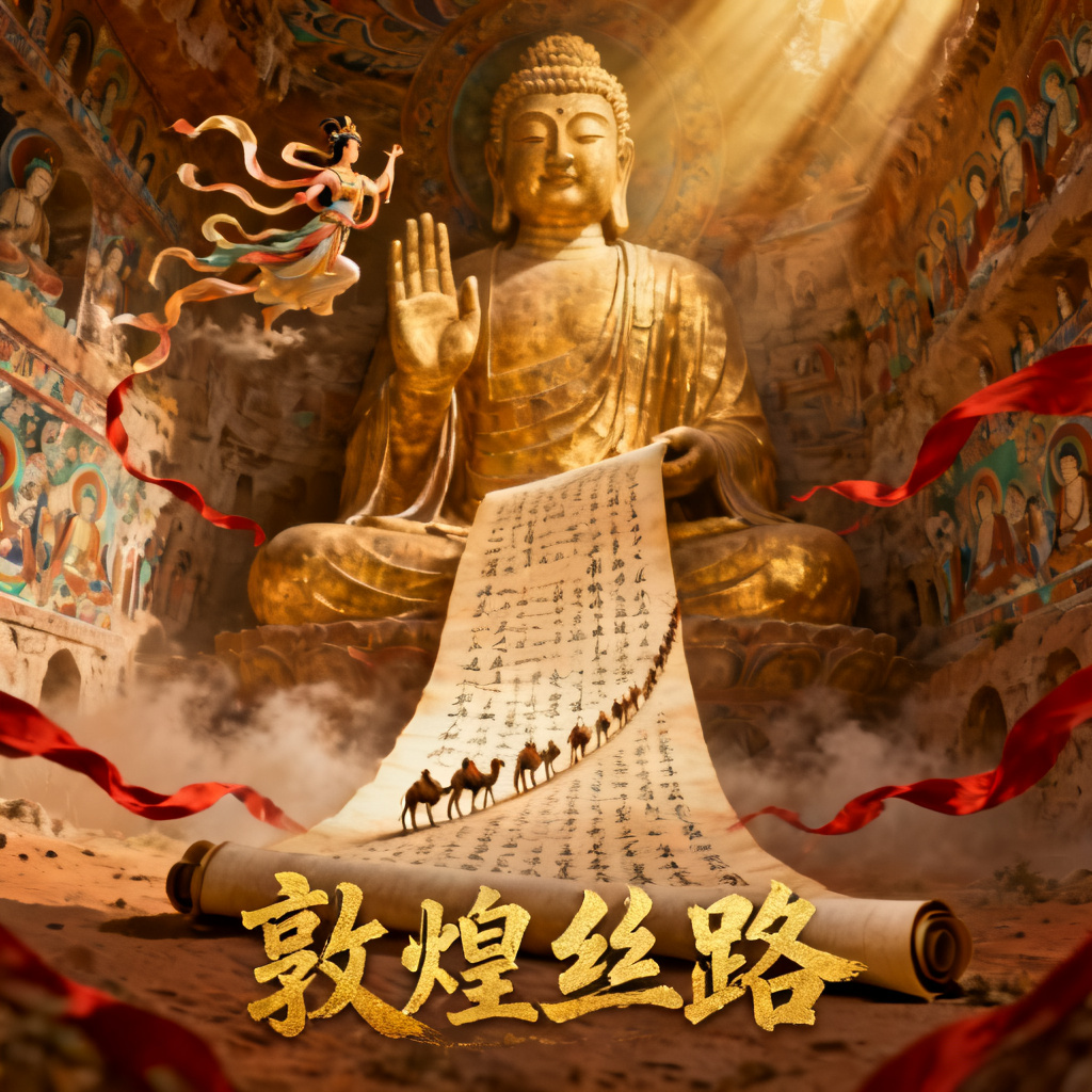 Dunhuang Silk Road Epic Poster preview image