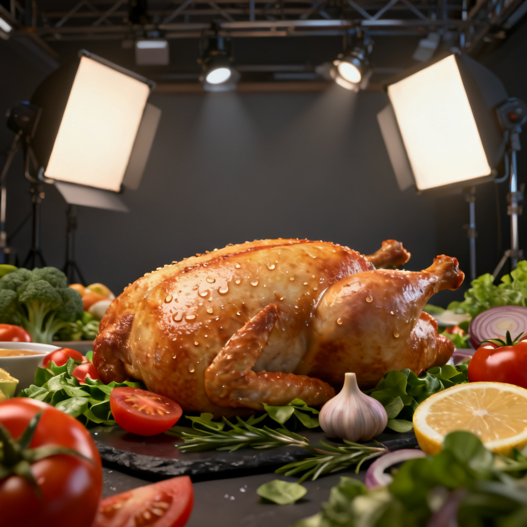 Hyperrealistic 3D Food Render preview image