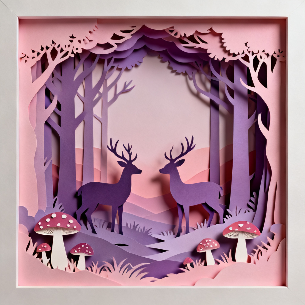 Layered Paper-Cut Diorama preview image