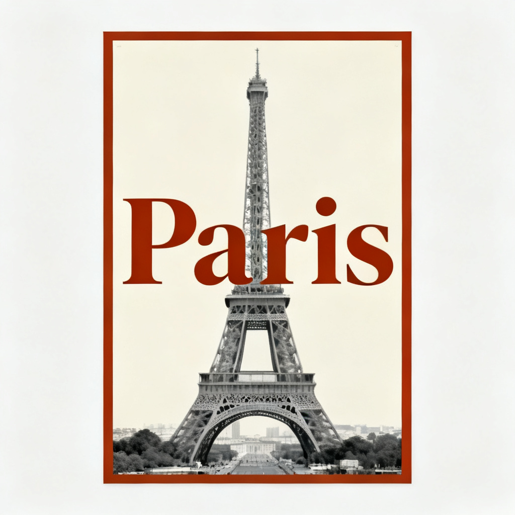 Minimal Typography Travel Poster preview image
