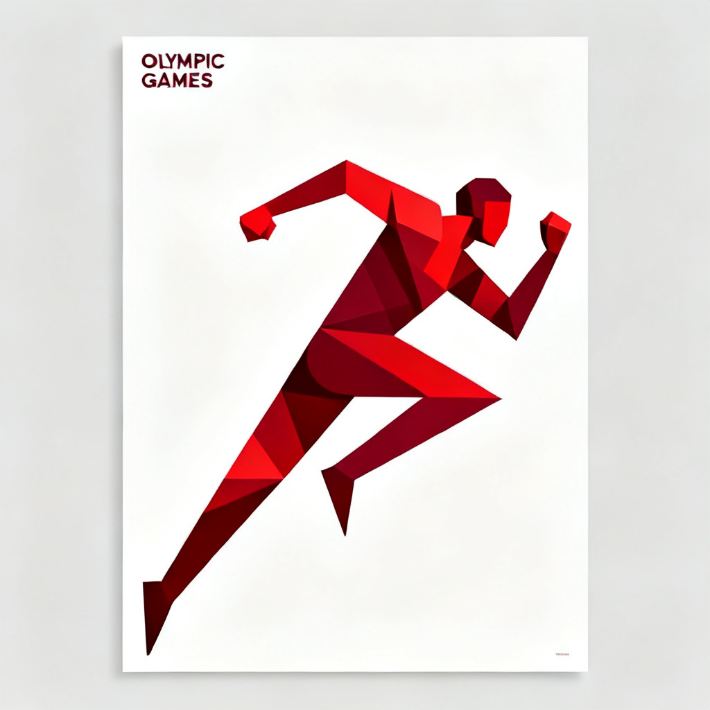 Minimal Olympic Sports Poster preview image