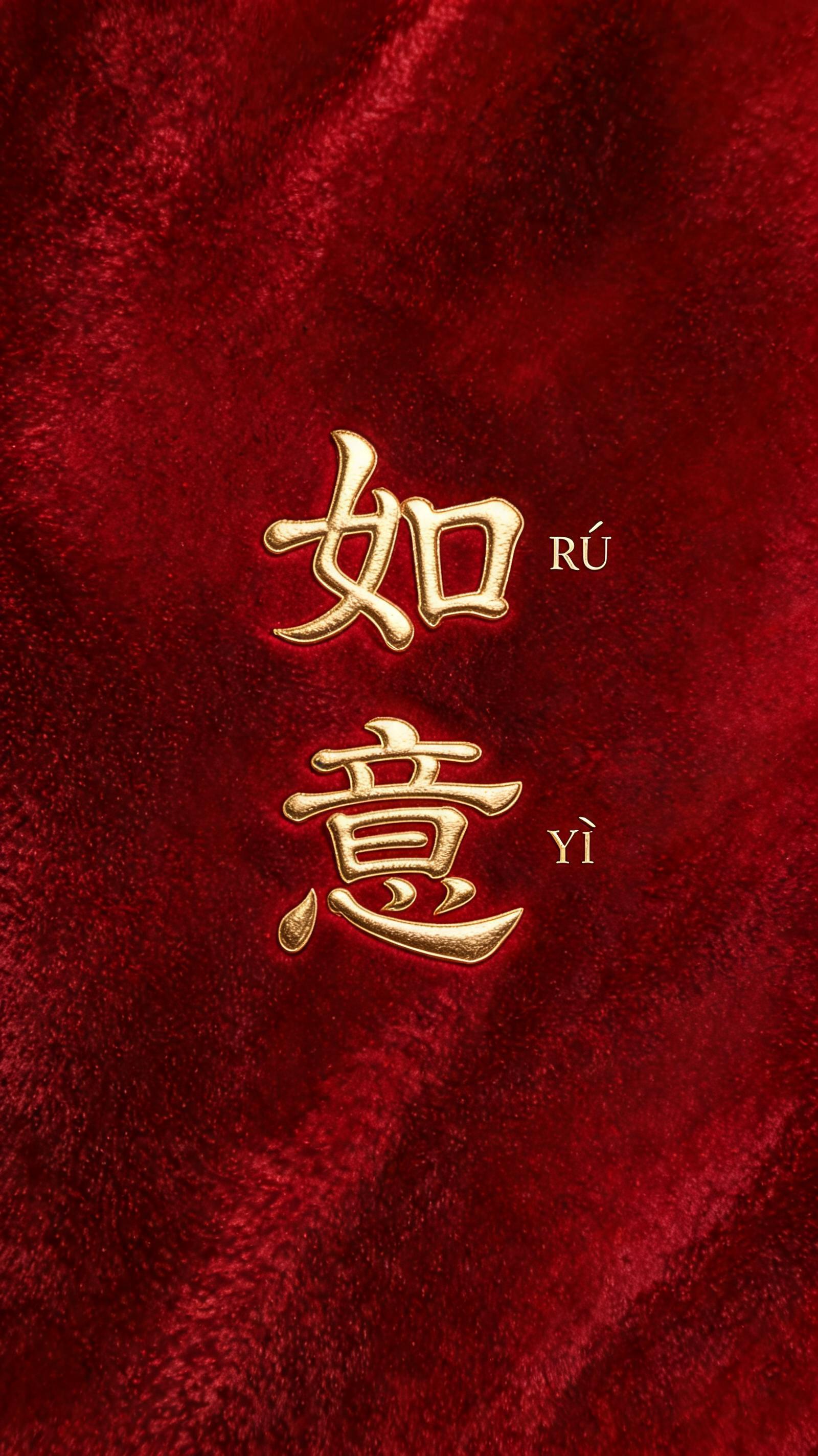 Ruyi Gilded Seal Script Poster preview image