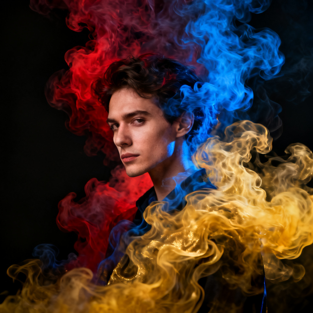 Smoke Art Portrait preview image
