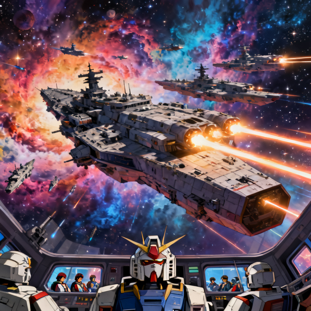 Space Opera Anime Scene preview image