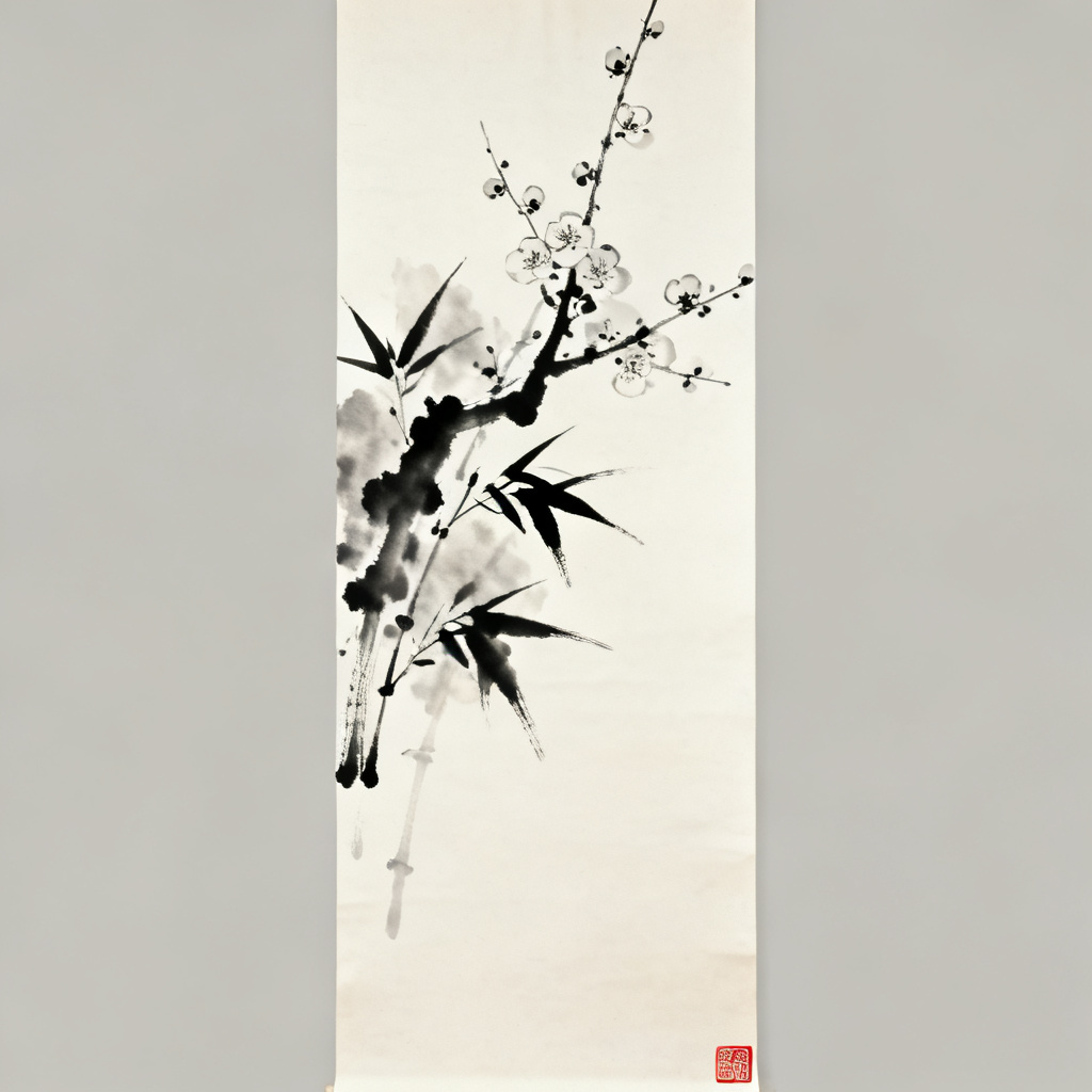 Sumi-e Ink Brush Painting preview image