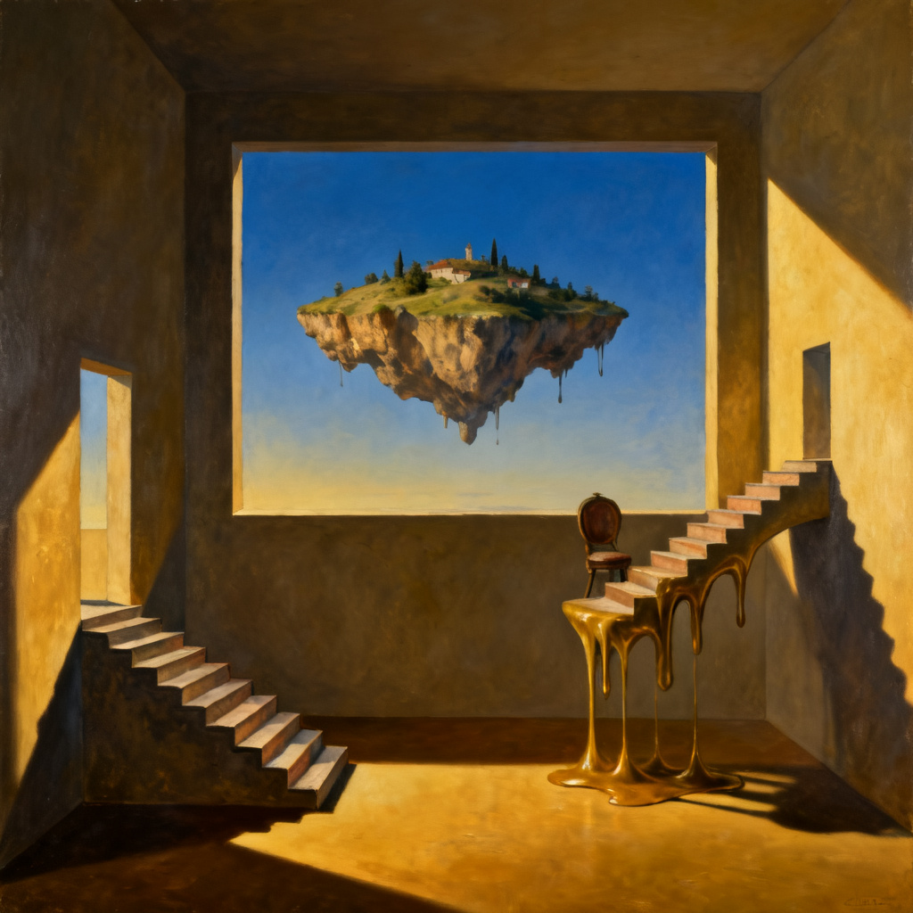 Surreal Dreamscape Illustration preview image