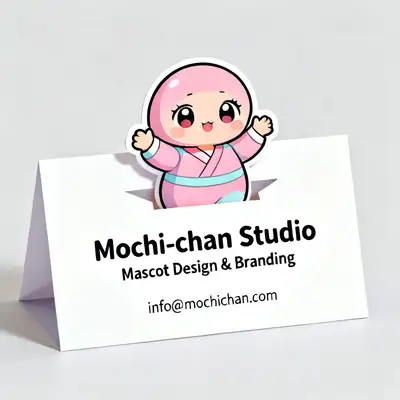 动漫立体弹出式名片