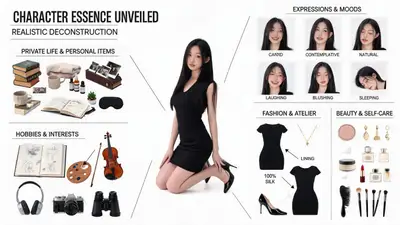 角色设定拆解参考图