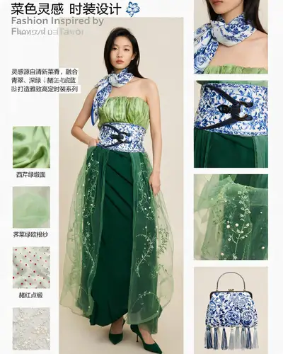 菜色灵感时装设计造型册