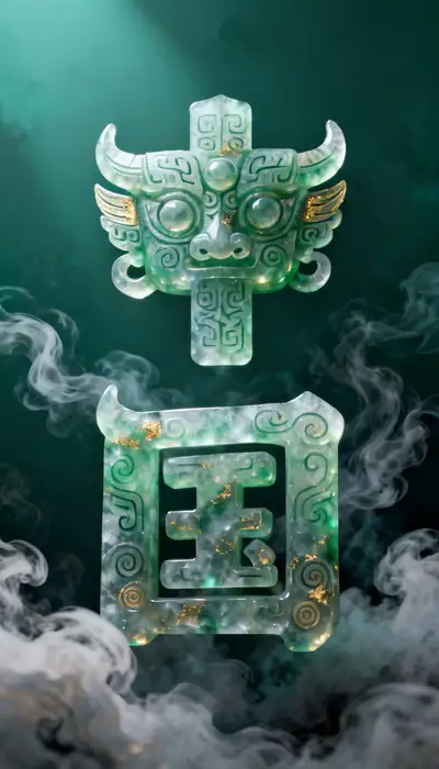 玉雕汉字壁纸