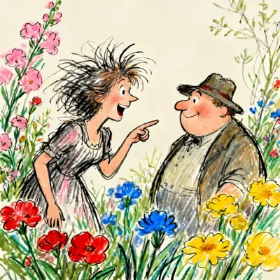 Quentin Blake 手绘卡通插画