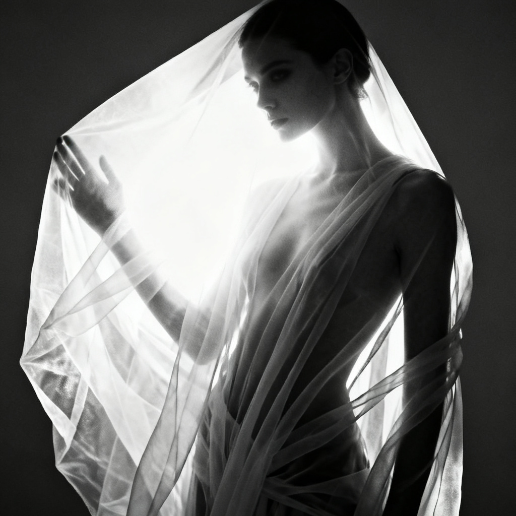 Sheer Transparent Fashion Editorial preview image