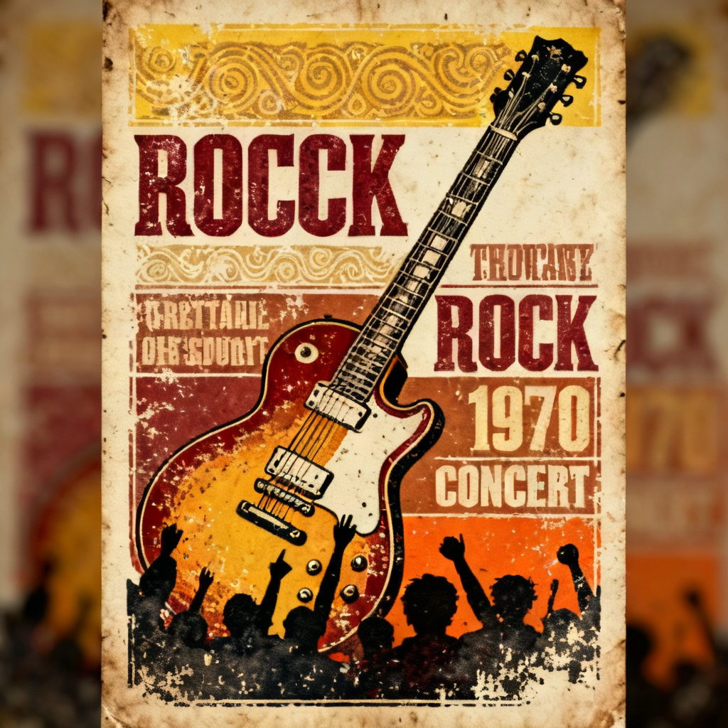 Vintage Concert Poster preview image
