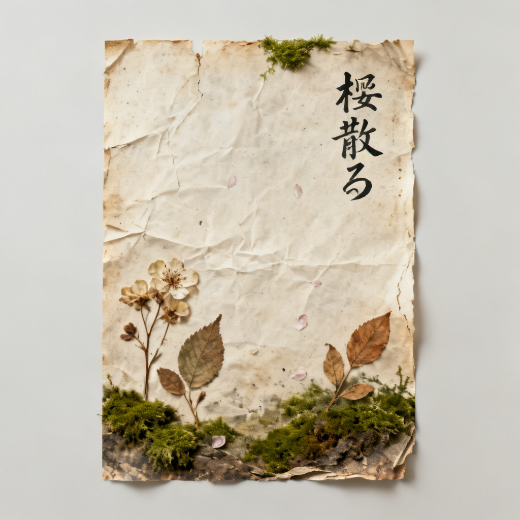 极简侘寂风诗歌海报 生成预览图