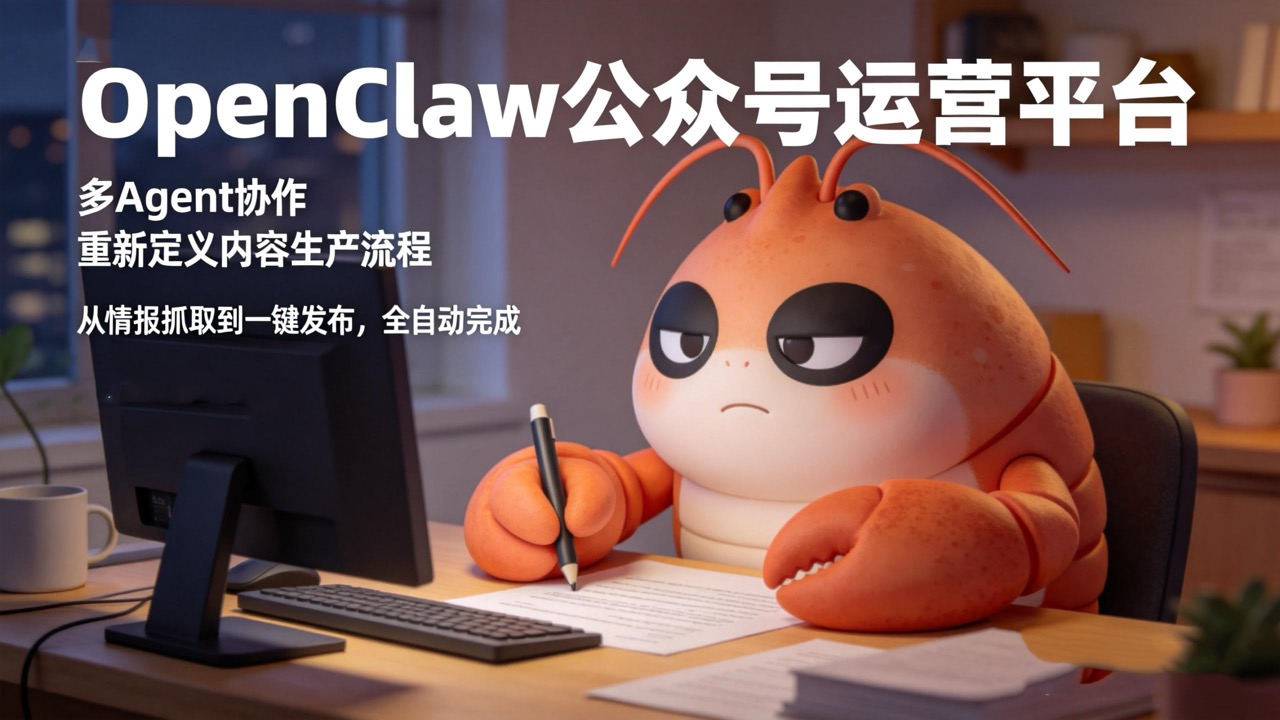 OpenClaw 可视化公众号运营平台